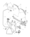 Diagram for Chrysler Sebring Washer Reservoir - 5013057AA