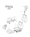 Diagram for Dodge Sprinter 3500 Seat Cushion - 5133235AA