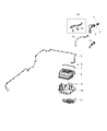 Diagram for 2021 Jeep Gladiator Fuel Filler Neck - 68335482AA