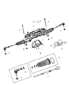 Diagram for Jeep Cherokee Steering Gear Box - 68369260AA