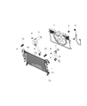 Diagram for 2019 Jeep Renegade Cooling Fan Assembly - 68461974AA