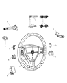 Diagram for Dodge Ram 2500 Horn - 5057622AF