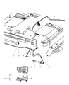 Diagram for Jeep Commander Hydraulic Hose - 52089997AE