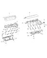 Diagram for Ram 1500 Exhaust Manifold - 53011189AB