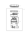 Diagram for Dodge Viper Fuel Level Sensor - 68027708AA