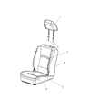 Diagram for 2012 Ram 3500 Seat Cover - 5LA89BD3AA