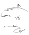 Diagram for 2004 Dodge Durango Accelerator Cable - 52013012AA