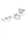 Diagram for 2012 Dodge Challenger Engine Mount - 68062143AD