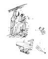 Diagram for 2011 Chrysler Town & Country Seat Belt - ZV701X9AC