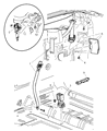 Diagram for 2009 Chrysler Aspen Seat Belt - 1BF021D1AC