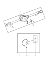 Diagram for 1999 Jeep Grand Cherokee Differential Cover - 5012842AA
