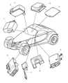 Diagram for 2001 Chrysler Prowler Body Control Module - 4727052AE