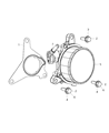 Diagram for 2020 Jeep Renegade Vacuum Pump - 68439102AA