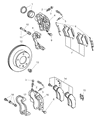 Diagram for Mopar Brake Disc - 5103602AA