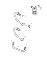 Diagram for Chrysler 300 EGR Tube - 4593580AB