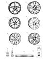 Diagram for 2012 Jeep Grand Cherokee Spare Wheel - 1SZ68DD5AB