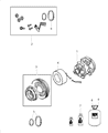 Diagram for Dodge Charger A/C Compressor - 68158259AE