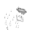 Diagram for 2020 Jeep Wrangler Engine Control Module - 68256850AA