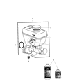 Diagram for Jeep Brake Master Cylinder Reservoir - 5143283AA