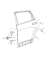 Diagram for Jeep Cherokee Door Check - 68103032AD