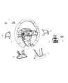 Diagram for 2016 Dodge Challenger Steering Wheel - 5XR381X9AA