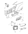 Diagram for Dodge Grand Caravan Engine Control Module - R5150252AD