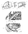 Diagram for 2011 Dodge Charger Door Moldings - 57010504AE