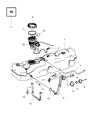 Diagram for Dodge Sprinter 3500 Gas Cap - 68017092AA