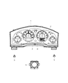 Diagram for Dodge Grand Caravan Speedometer - 68055689AG