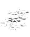 Diagram for Jeep Grand Cherokee Sunroof - 68359578AA