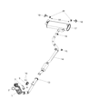 Diagram for Jeep Wrangler Exhaust Pipe - 68251970AC
