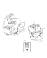 Diagram for 2012 Jeep Liberty ABS Control Module - 68079343AB