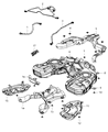 Diagram for 2011 Dodge Durango Fuel Tank Skid Plate - 68061321AB