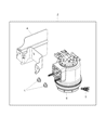 Diagram for Ram 1500 Fuel Filter - 68432442AB