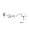 Diagram for 2010 Jeep Grand Cherokee Sway Bar Kit - 52089466AE