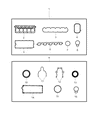 Diagram for Dodge Viper Exhaust Manifold Gasket - 5037703AA