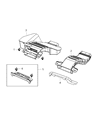 Diagram for Jeep Compass Air Duct - 4891971AB