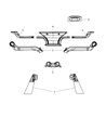 Diagram for 2010 Jeep Wrangler Air Duct - 55056580AC