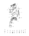 Diagram for 2020 Ram 1500 Battery Tray - 68292465AC