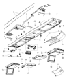 Diagram for Chrysler Town & Country A/C Switch - 55111312AC