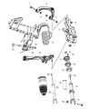 Diagram for 2019 Ram 1500 Shock Absorber - 68404035AC