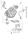 Diagram for Dodge Dakota Oil Pan - 53021779AB