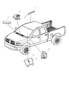 Diagram for 2007 Dodge Ram 2500 Air Bag - 4649144AE