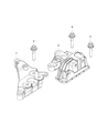 Diagram for Jeep Renegade Engine Mount - 68323785AA