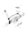 Diagram for Jeep Renegade Steering Column Cover - 5VV86PS4AA
