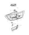 Diagram for 2011 Jeep Liberty Dome Light - 1CT58DW1AB