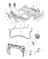 Diagram for 2009 Dodge Dakota Windshield Washer Nozzle - 55077338AA