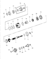 Diagram for 2010 Dodge Dakota Automatic Transmission Output Shaft Seal - 68026295AA