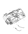 Diagram for 2005 Chrysler PT Cruiser Fuel Tank - 5278543AC