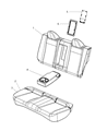 Diagram for 2011 Dodge Avenger Seat Cover - 1UT87DX9AA